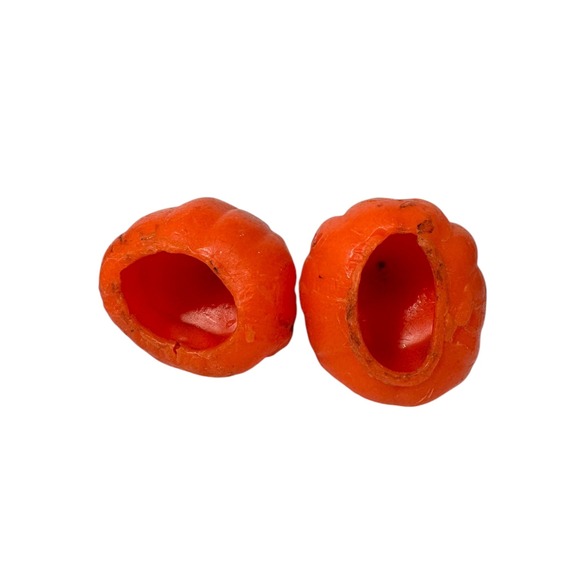 Vintage Gurley Pumpkin Head Witch Candles Pair – Halloween Decor - Picture 3 of 5